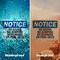 Signmission No Diving No Jumping No Running On Pool Deck, 14 in W x Rectangle, Plastic OS-2PACK-NS-P-1014-L-14482 - alternate 3